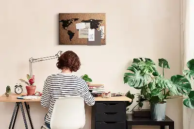 Minimalista kontinens körvonal parafábla
