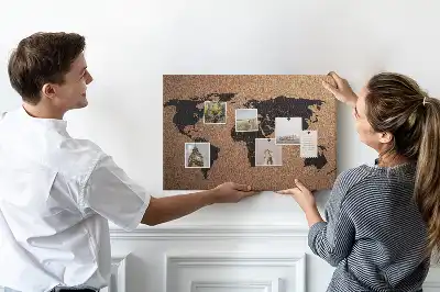 Minimalista kontinens körvonal parafábla
