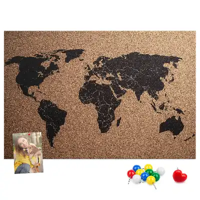 Minimalista kontinens körvonal parafábla