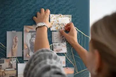 Fali parafa üzenőtábla Hegyek vázlata mintával