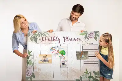 Rózsás mintás parafa üzenőtábla