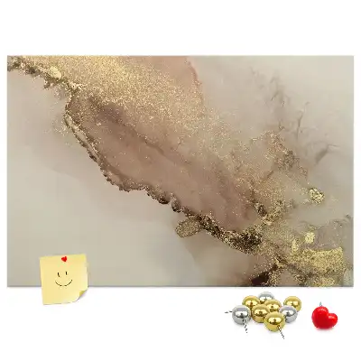 Parafa üzenőtábla arany erezetű kő mintával