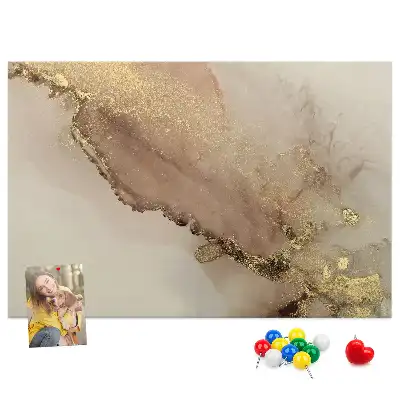 Parafa üzenőtábla arany erezetű kő mintával