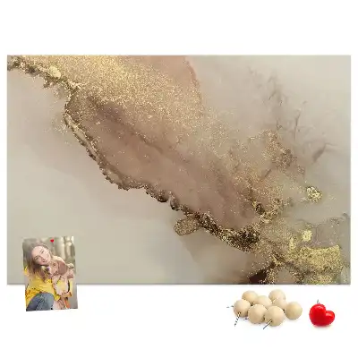Parafa üzenőtábla arany erezetű kő mintával