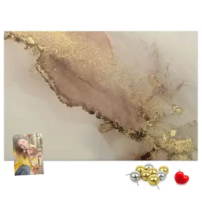 Parafa üzenőtábla arany erezetű kő mintával