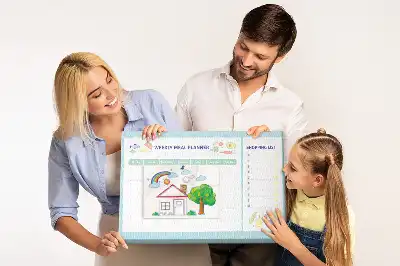Fali parafa üzenőtábla diétás étkezéstervezővel