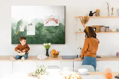 Modern növényi mintás parafa tábla