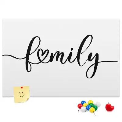 Parafatábla family felirat