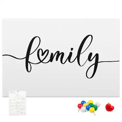 Family feliratú parafatábla