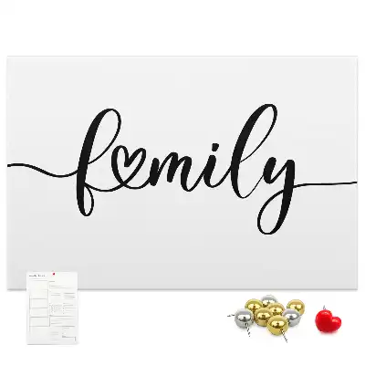 Family feliratú parafatábla