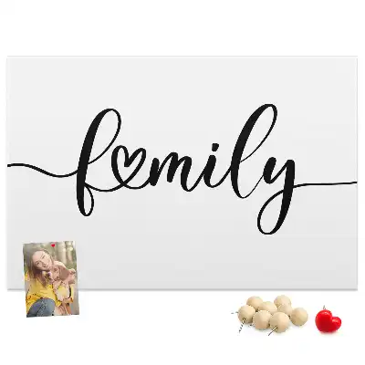 Family feliratú parafatábla