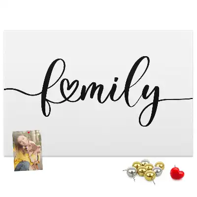 Family feliratú parafatábla