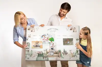 Hangulatos otthon tervező fali parafa üzenőtábla