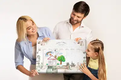 Hangulatos otthon tervező fali parafa üzenőtábla