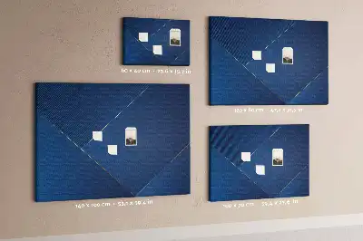 Dekoratív absztrakció mintás parafa üzenőtábla