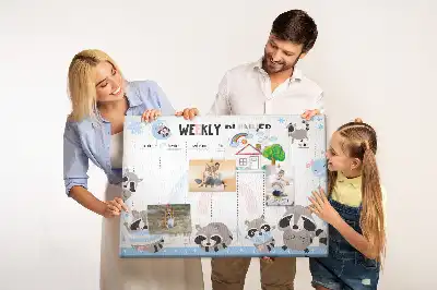 Parafatábla kisgyermekek feladatbeosztásához
