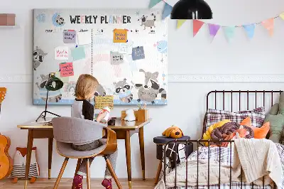 Parafatábla kisgyermekek feladatbeosztásához