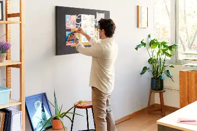 Motivációs idézetes fali parafa üzenőtábla