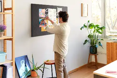 Motivációs idézetes fali parafa üzenőtábla