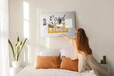 Inspiráló feliratú parafa üzenőtábla