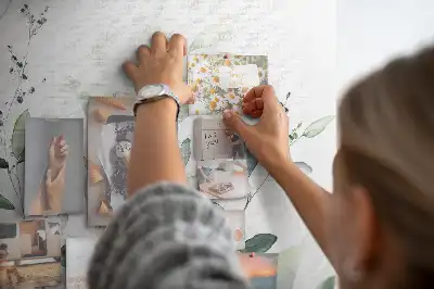 Parafa üzenőtábla Botanikai levelek mintával