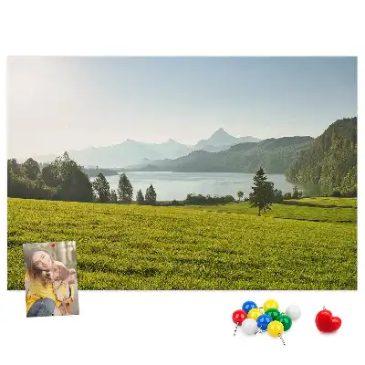 Parafa üzenőtábla hegyek mező mintával