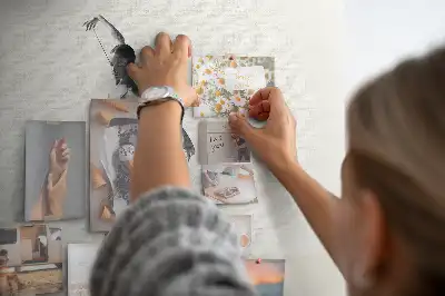 Balerina mintás fali parafa üzenőtábla