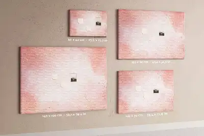 Rózsaszín márványmintás parafatábla