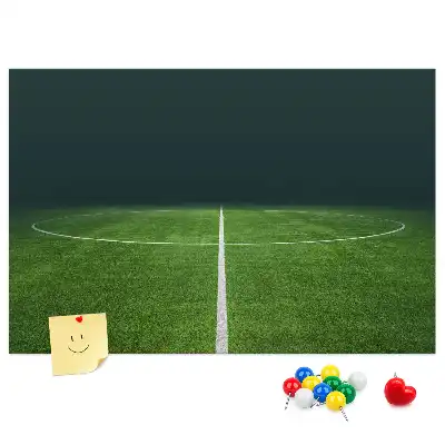Parafa üzenőtábla futballpálya mintával