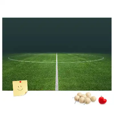 Parafa üzenőtábla futballpálya mintával