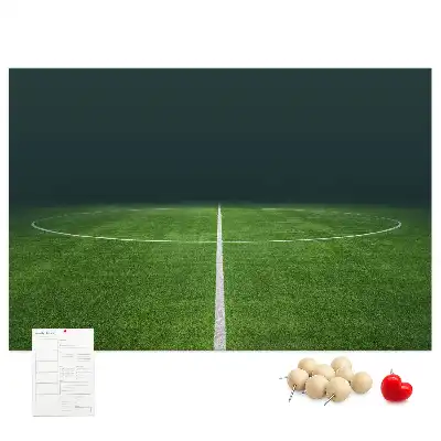 Parafa üzenőtábla futballpálya mintával