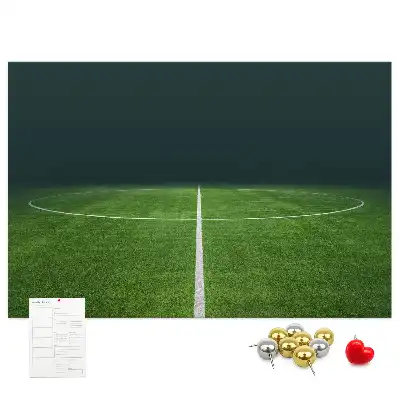 Parafa üzenőtábla futballpálya mintával