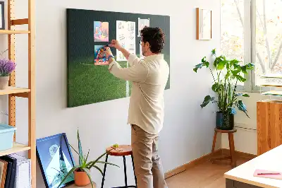 Parafa üzenőtábla futballpálya mintával