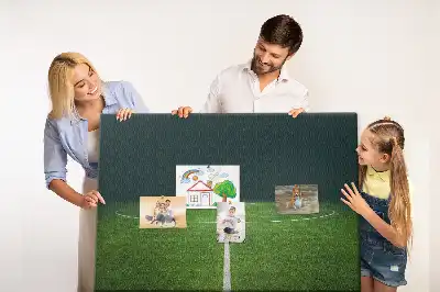 Parafa üzenőtábla futballpálya mintával