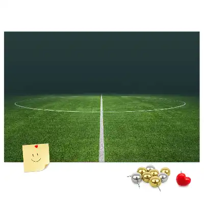 Parafa üzenőtábla futballpálya mintával