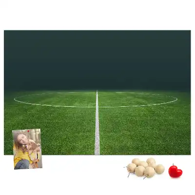 Parafa üzenőtábla futballpálya mintával