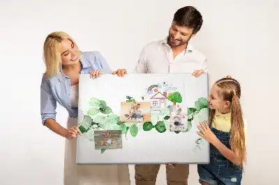 Parafatábla növényi ág mintával