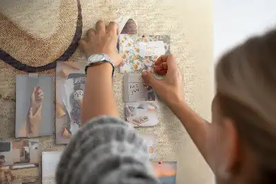 Fali parafa üzenőtábla nyaralási utazás mintával