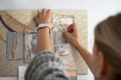 Fali parafa üzenőtábla nyaralási utazás mintával