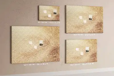 Pálmalevelek mintás parafa üzenőtábla