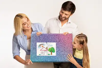 Fali parafa üzenőtábla színátmenetes mintával