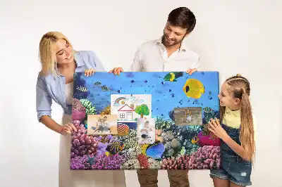 Parafatábla Víz alatti élet mintával