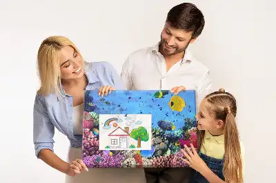 Parafatábla Víz alatti élet mintával