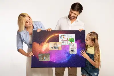 Parafatábla 3D füst absztrakció mintával