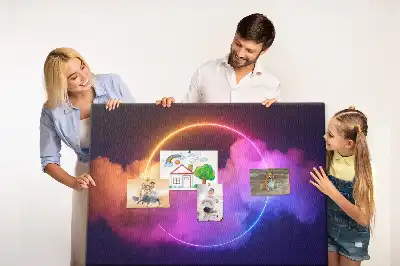 Parafatábla 3D füst absztrakció mintával