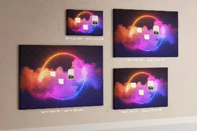 Parafatábla 3D füst absztrakció mintával