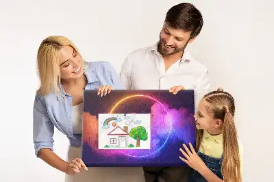 Parafatábla 3D füst absztrakció mintával