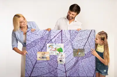 Fali parafa üzenőtábla természetes levelek mintával