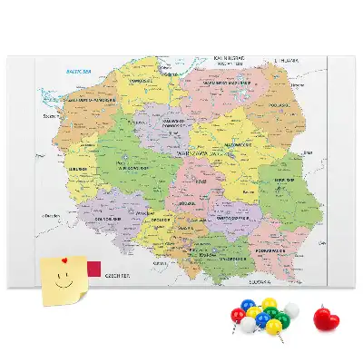 A Köztársaság határai parafa üzenőtábla