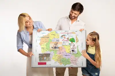 A Köztársaság határai parafa üzenőtábla